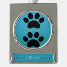 Always By My Side Teal Paw Print