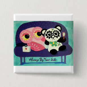 Always By Your Side 2 Inch Square Button