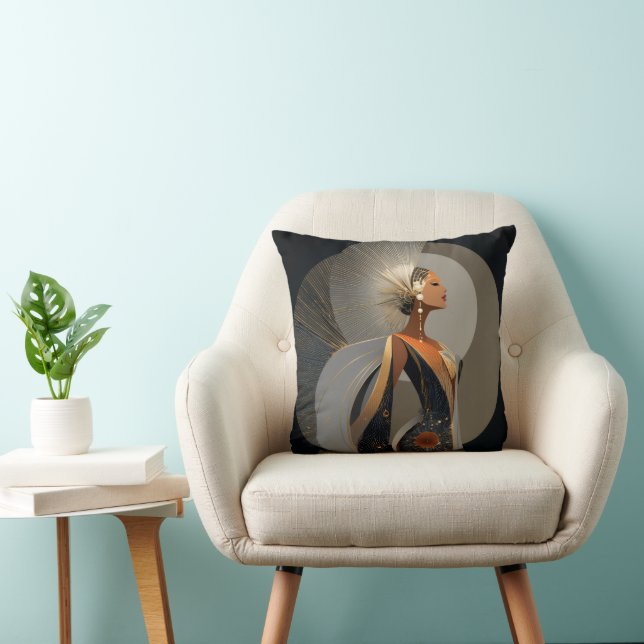 ALWAYS ELEGANT #10 THROW PILLOW (Chair)