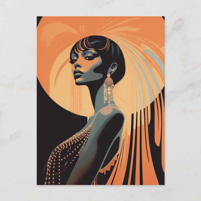 ALWAYS ELEGANT # 8 Postcard (Front)