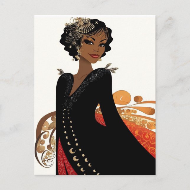 ALWAYS ELEGANT #9 Invitation Postcard (Front)