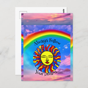 Always Follow Your Dreams Postcard