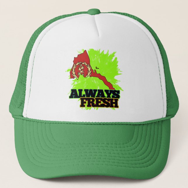 Always Fresh Eritrea Trucker Hat (Front)