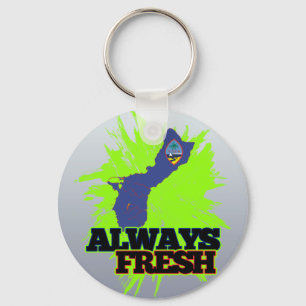 Always Fresh Guam Keychain