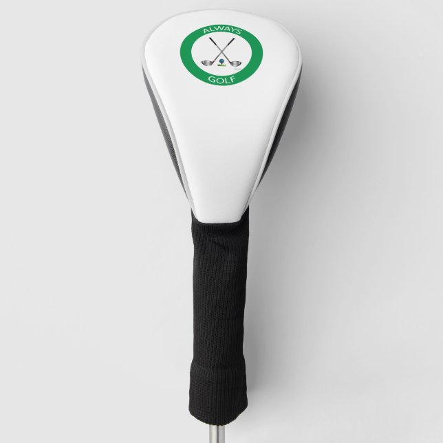 Always Golf Logo - Cool Golf Head Cover (Front)