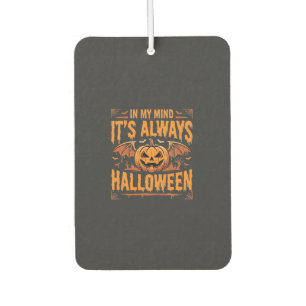 Always Halloween Pumpkin Bat Vector Design_1 Air Freshener