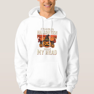 Always Halloween Pumpkin Witch Design_1 Hoodie