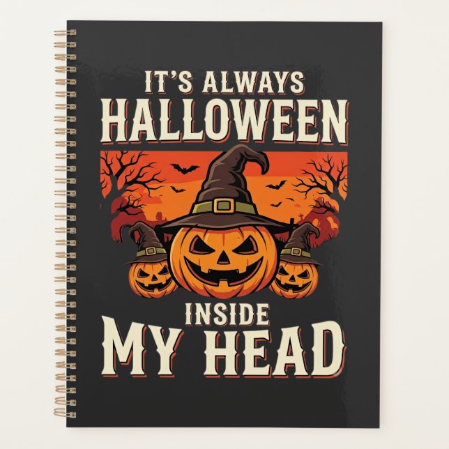 Always Halloween Pumpkin Witch Design_1 Planner (Front)