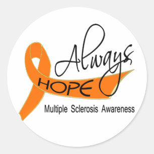 Always Hope Multiple Sclerosis Classic Round Sticker