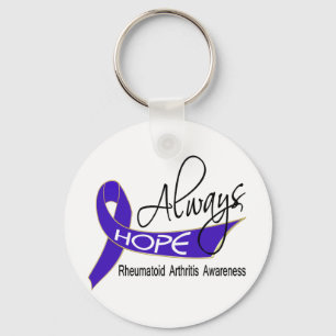 Always Hope Rheumatoid Arthritis Keychain