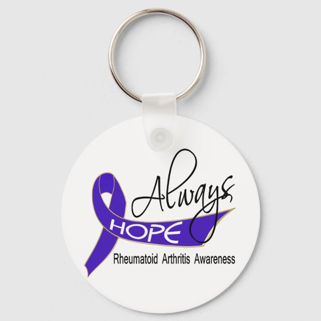 Always Hope Rheumatoid Arthritis Keychain (Front)