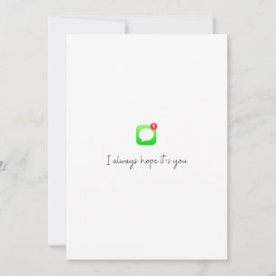 "Always Hoping for You" Holiday Card