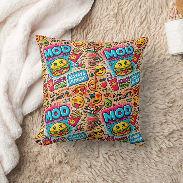 Always Hungry Pillow – Fun and Quirky Home Decor (Blanket)