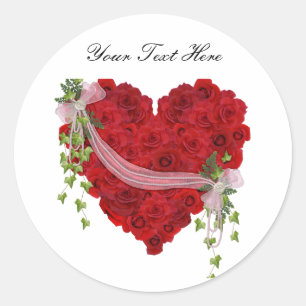 Always in My Heart Classic Round Sticker