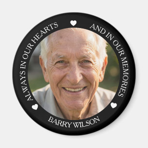 Always in our Hearts and Memories Memorial Magnet