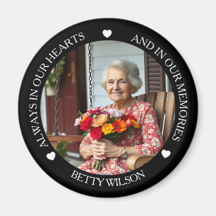 Always in our Hearts and Memories Memorial Magnet