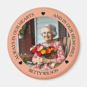 Always in our Hearts and Memories Memorial Magnet