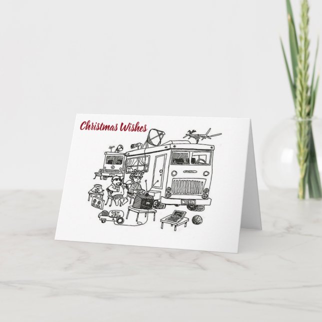 ALWAYS IN OUR HEARTS ***MERRY CHRISTMAS*** HOLIDAY CARD (Front)