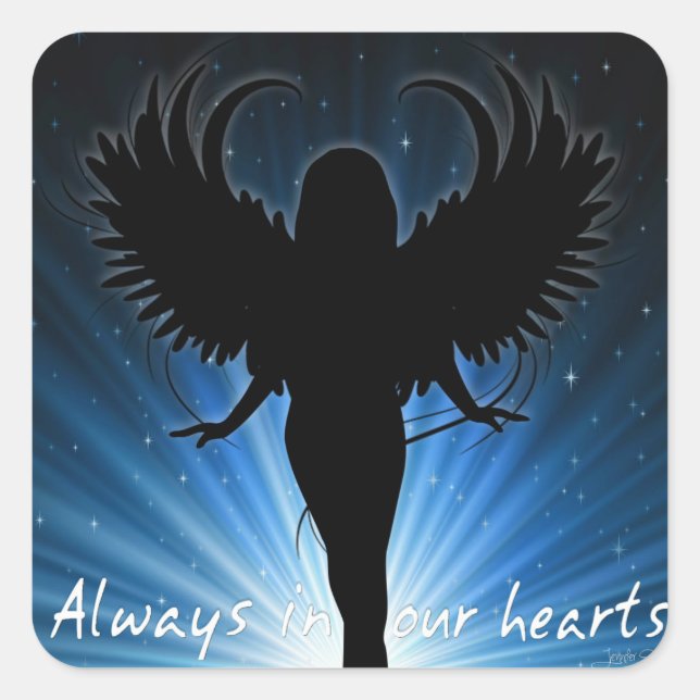 Always in our hearts Sticker (Front)