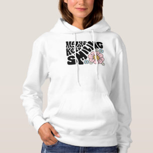 "Always Keep Smiling" Groovy 70s Font Hoodie
