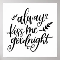 Always Kiss Me Goodnight Poster