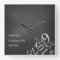 Always Late : Square Wall Clock