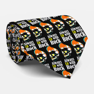 Always lit with rock tie