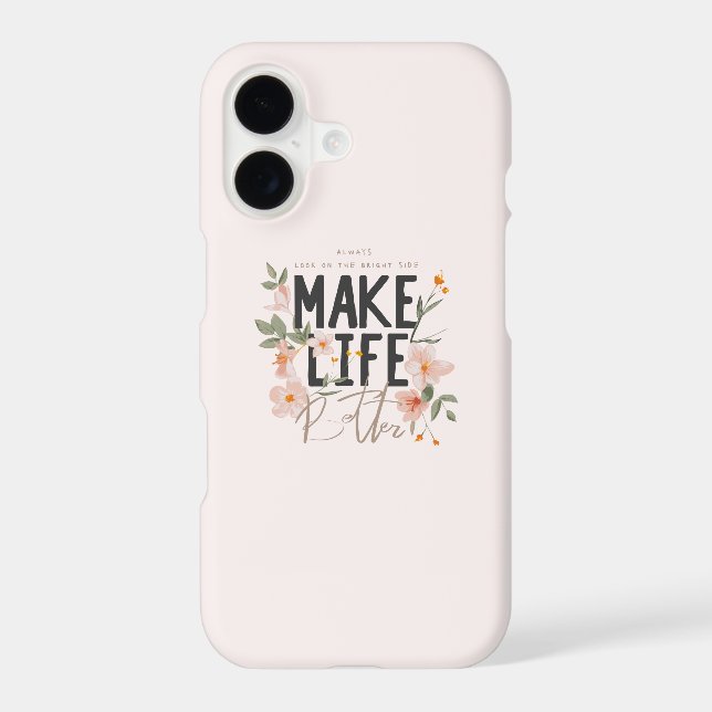 Always Look on the Bright Side iPhone Case (Back)