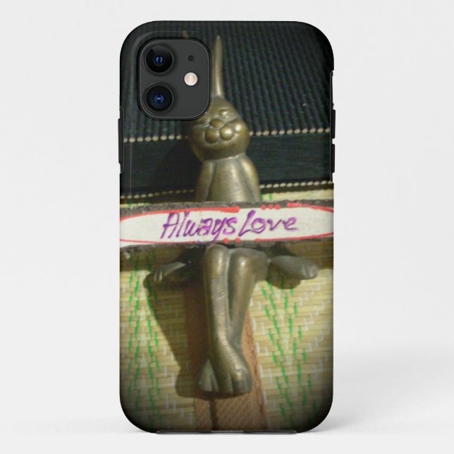 Always Love Inspirational Rabbit Art Print Design Case-Mate iPhone Case (Back)