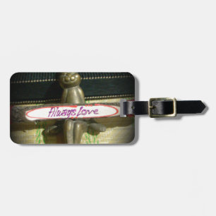 Always Love Inspirational Rabbit Art Print Design Luggage Tag