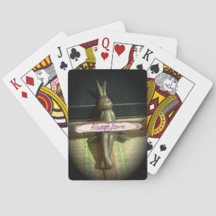 Always Love Inspirational Rabbit Art Print Design Playing Cards