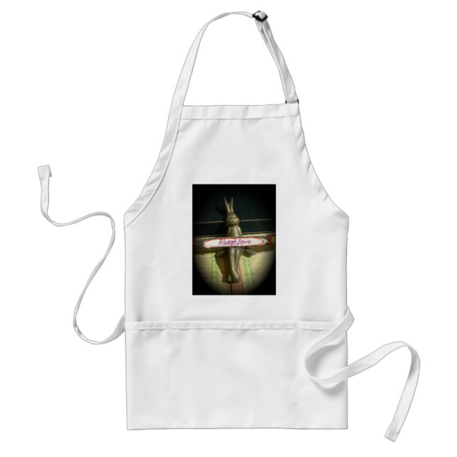 Always Love Inspirational Rabbit Art Print Design Standard Apron (Front)
