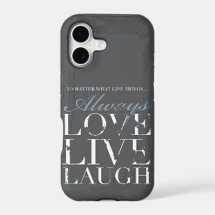 Always Love, Live, Laugh - Grunge Grey Cover
