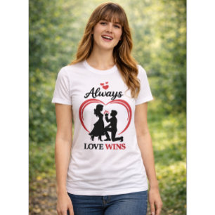 Always Love Wins – Romantic Women’s Tee. T-Shirt