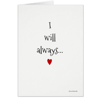 Always Love You Valentine Card