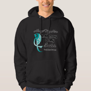 Always My Hero In Memory Sister - Ovarian Cancer Hoodie