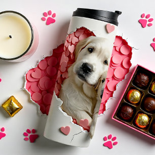 Always my Mother -Dog Mum & Baby custom Thermal Tumbler