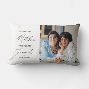 Always My Mother Forever My Friend Photo Lumbar Pillow