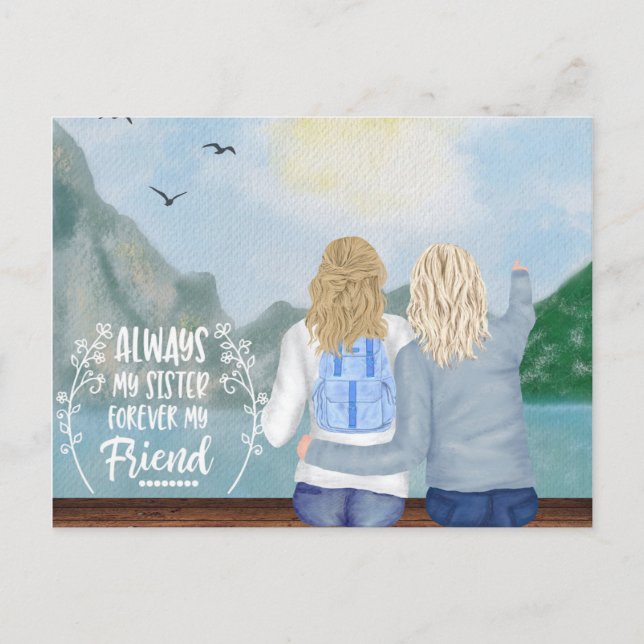 Always My Sister Postcard (Front)