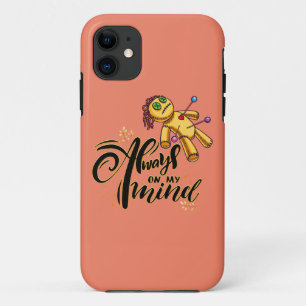 Always on My Mind Funny Halloween Voodoo Doll iPhone 11 Case