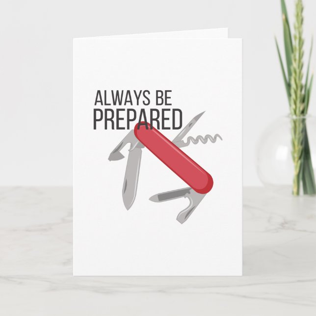 Always Prepared Card (Front)