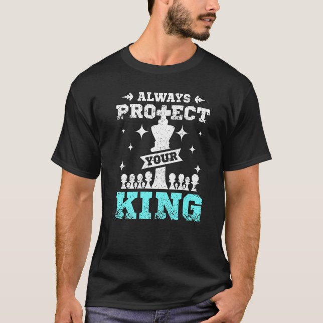 Always protect your king chess Premium T-Shirt (Front)