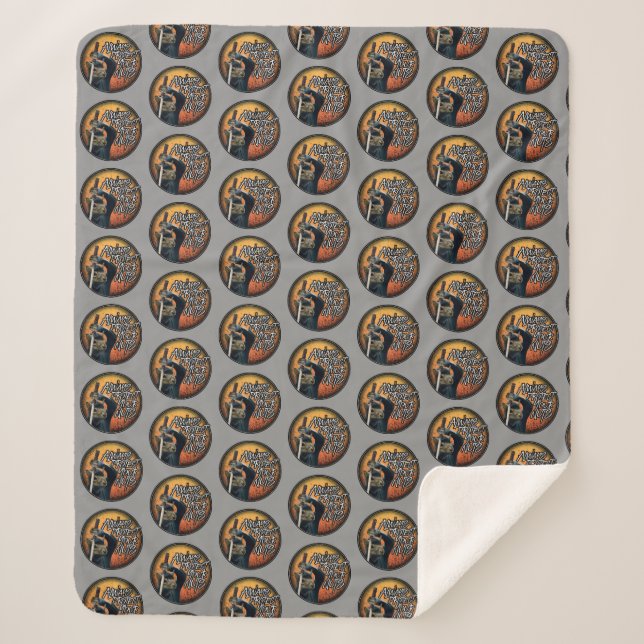Always Protect Your Nuts - funny ninja squirrel Sherpa Blanket (Front)