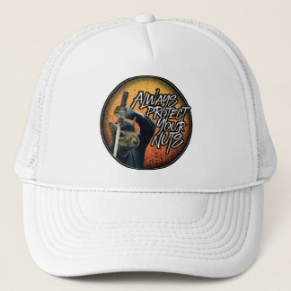 Always Protect Your Nuts - funny ninja squirrel Trucker Hat