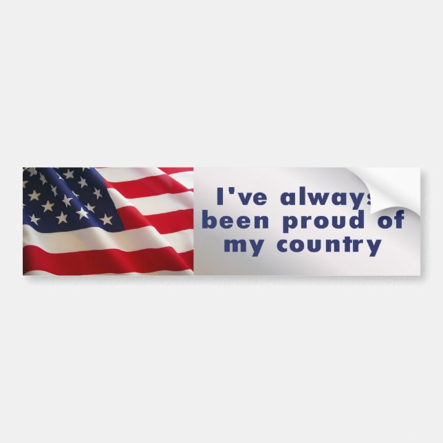 always proud bumper sticker (Front)