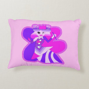 Always queen bee baby pink accent pillow