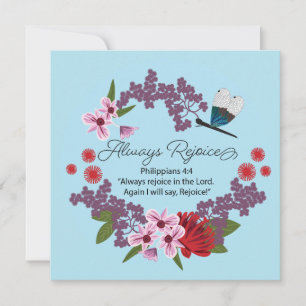 Always Rejoice greeting card