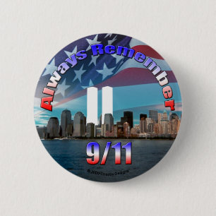 Always Remember 9/11 2 Inch Round Button