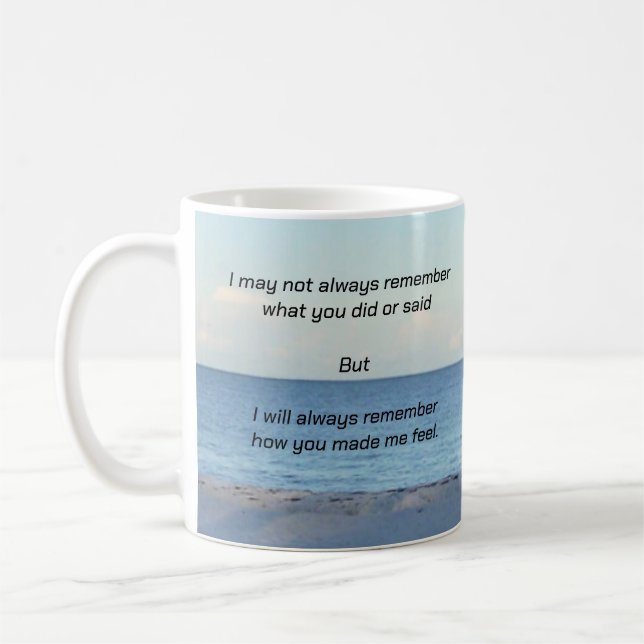 "Always Remember"  Coffee Mug (Left)