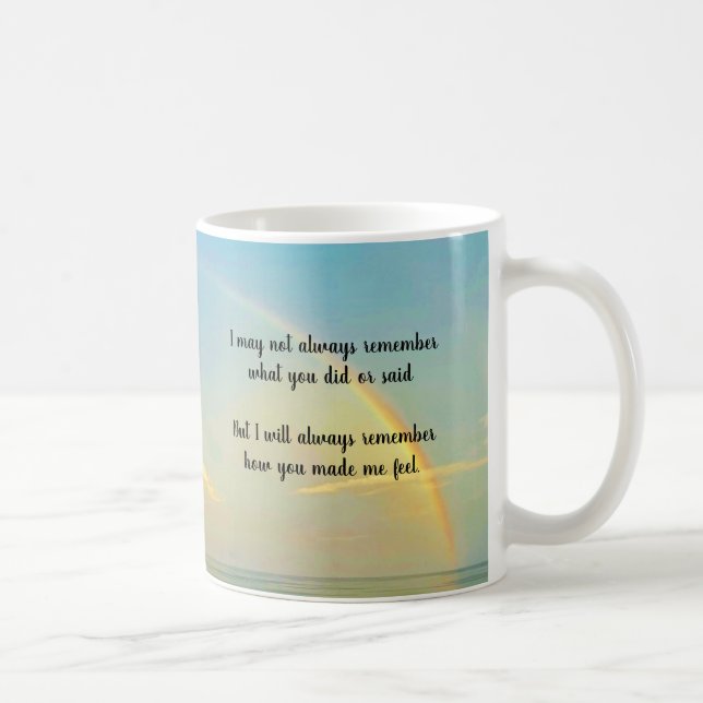 "Always Remember"  Coffee Mug (Right)